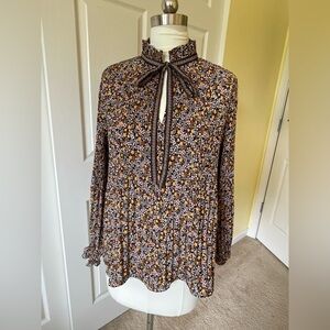 Max Studio Floral Print Women's Top